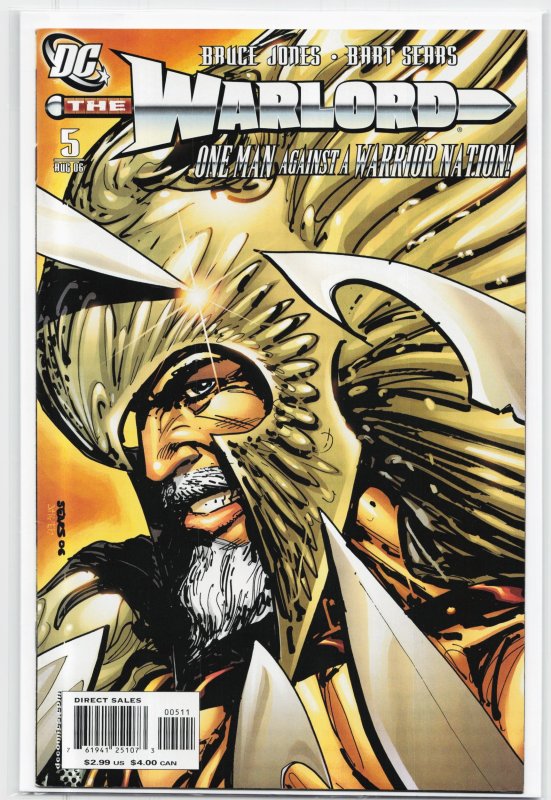 Warlord #5 (DC Comics, 2006), raw, ungraded comic book — front cover