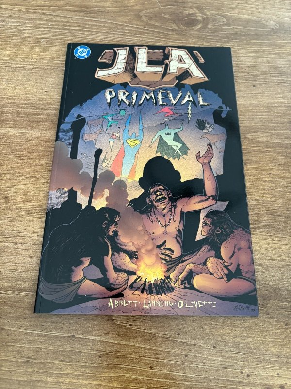 JLA Primeval DC Comics TPB Graphic Novel Comic Book Batman Superman #16, raw, ungraded comic book — front cover