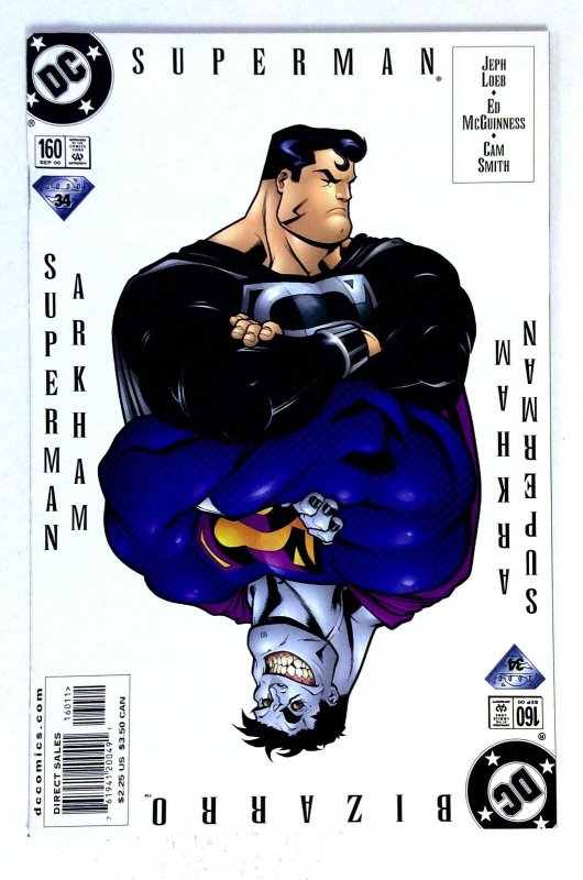 Superman #160 (DC Comics, 2000), raw comic book in NM- condition — front cover