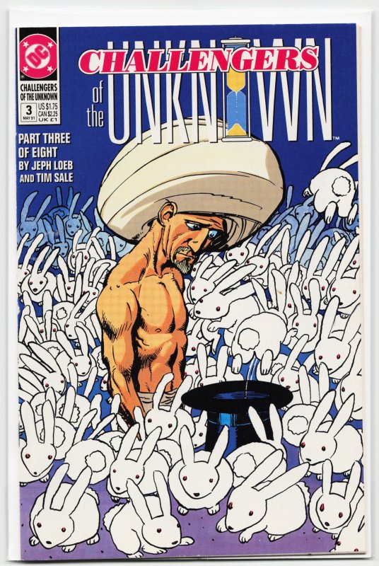 Challengers of the Unknown #3 (DC Comics, 1991), raw, ungraded comic book — front cover