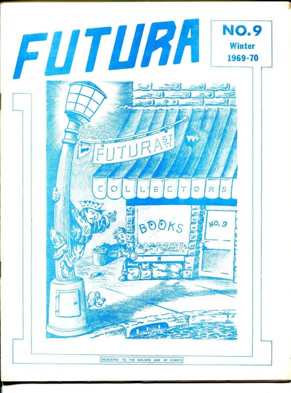Futura #9 (1969), raw comic book in VF+ condition — front cover