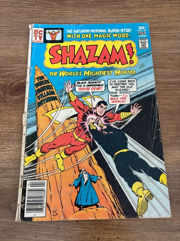 Shazam #28 (DC Comics), raw comic book in GD condition — front cover