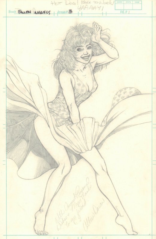 Fallen Angels #3, raw, ungraded comic book — front cover