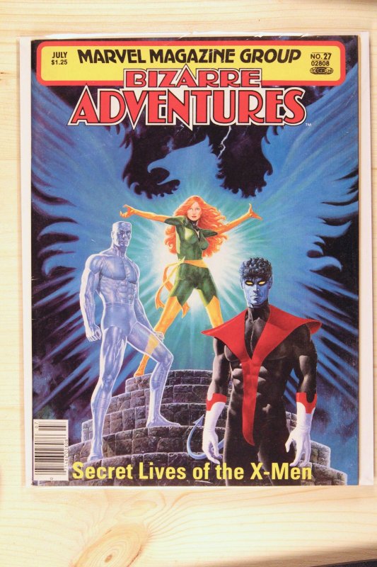 Bizarre Adventures #27 (Marvel Comics, 1981), raw comic book in VF/NM 9.0 condition — front cover