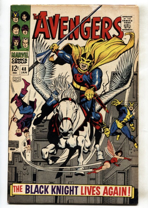Avengers #48 (Marvel Comics, 1968), raw comic book in VG/FN condition — front cover