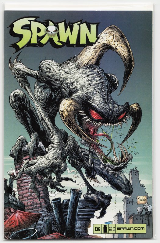 Spawn #136 (Image Comics, 2004), raw, ungraded comic book — front cover