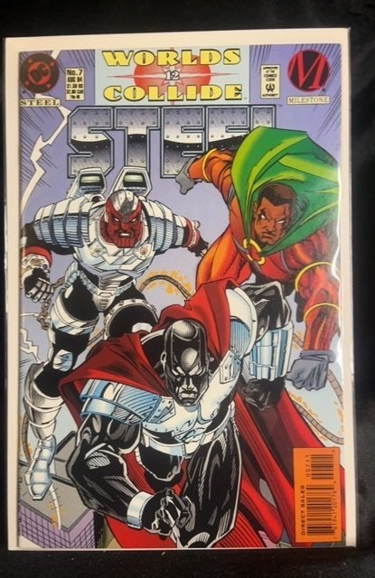 Steel #7 (DC Comics, 1994), raw, ungraded comic book — front cover