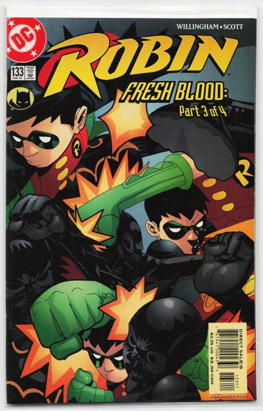 Robin #133 (DC Comics, 2005), raw, ungraded comic book — front cover