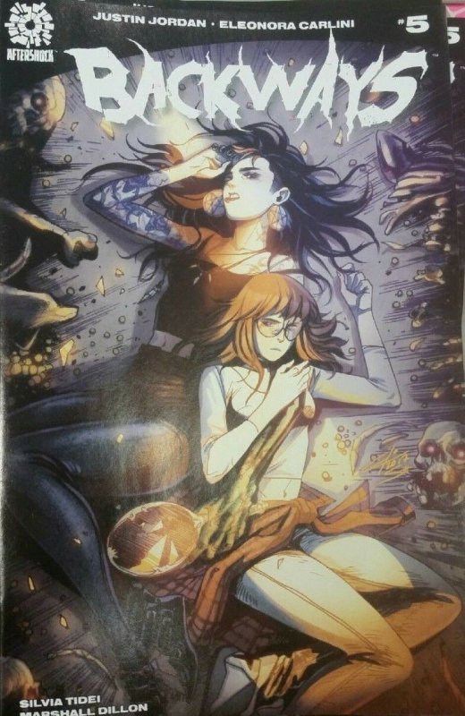 Backways #5 (AfterShock Comics, 2018), raw, ungraded comic book — front cover
