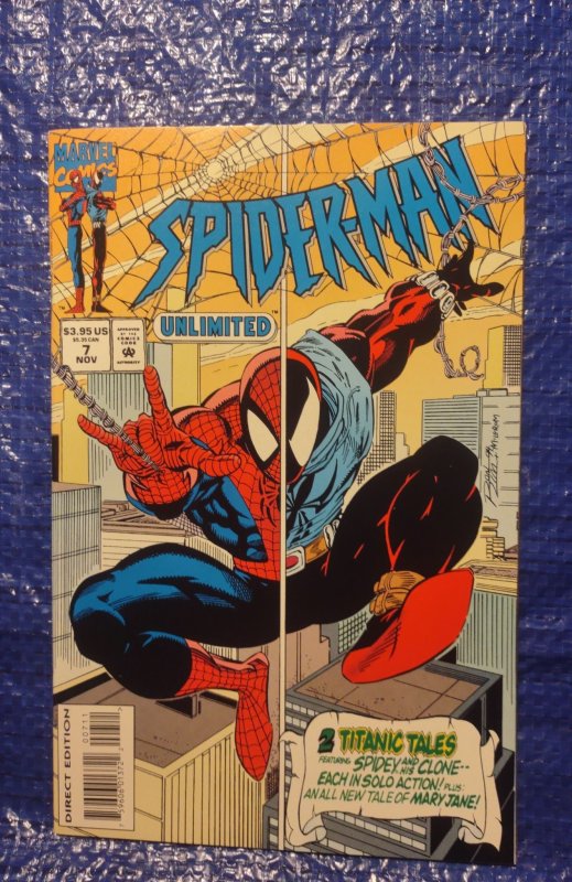 Spider-Man Unlimited #7 (Marvel Comics, 1994), raw, ungraded comic book — front cover