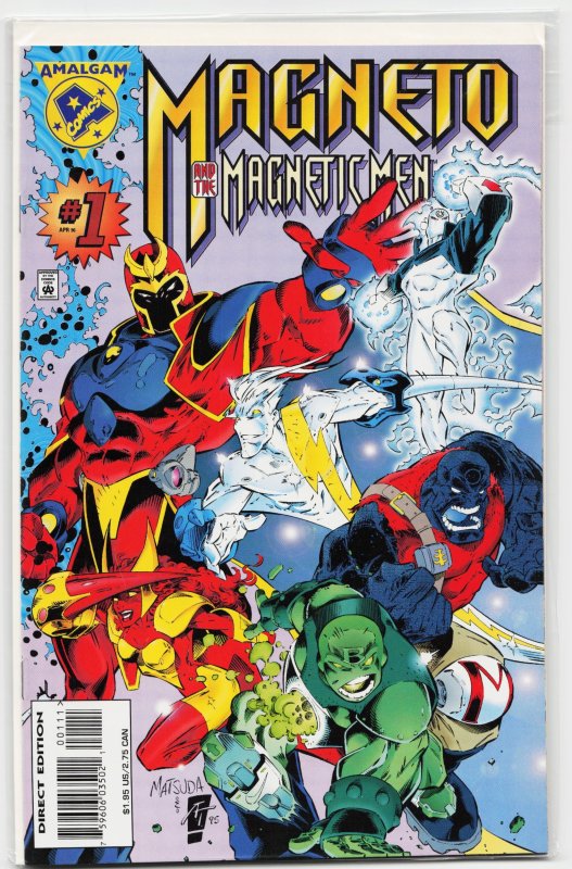 Magneto and the Magnetic Men (1996) (1996), raw, ungraded comic book — front cover