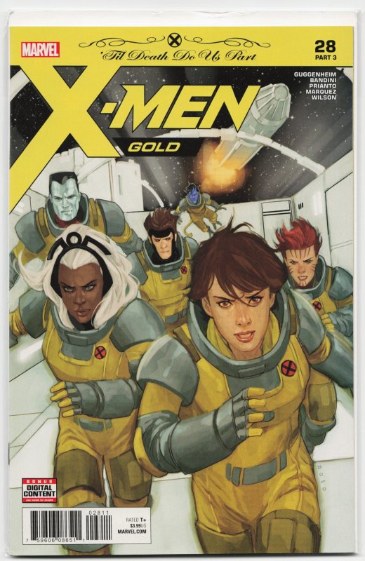 X-Men: Gold #28 (Marvel Comics, 2018), raw, ungraded comic book — front cover