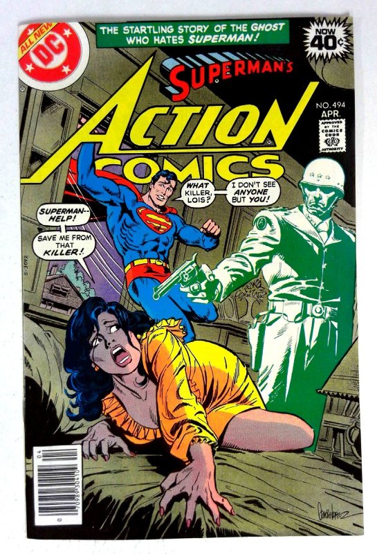 Action #494 (DC Comics, 1979), raw comic book in NM- condition — front cover