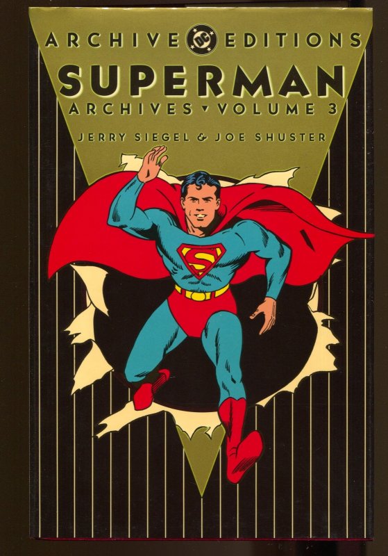 Superman Archive-Vol 3-Golden Age Color Reprints-Hardcover, raw, ungraded comic book — front cover