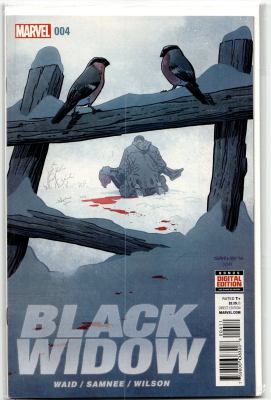Black Widow #4 (Marvel Comics, 2016), raw, ungraded comic book — front cover