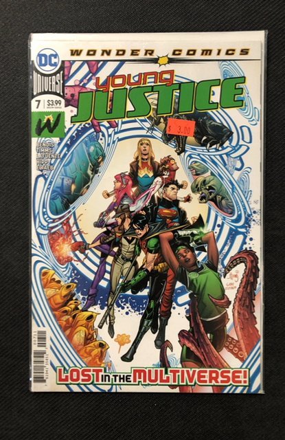Young Justice #7 (2019), raw, ungraded comic book — front cover