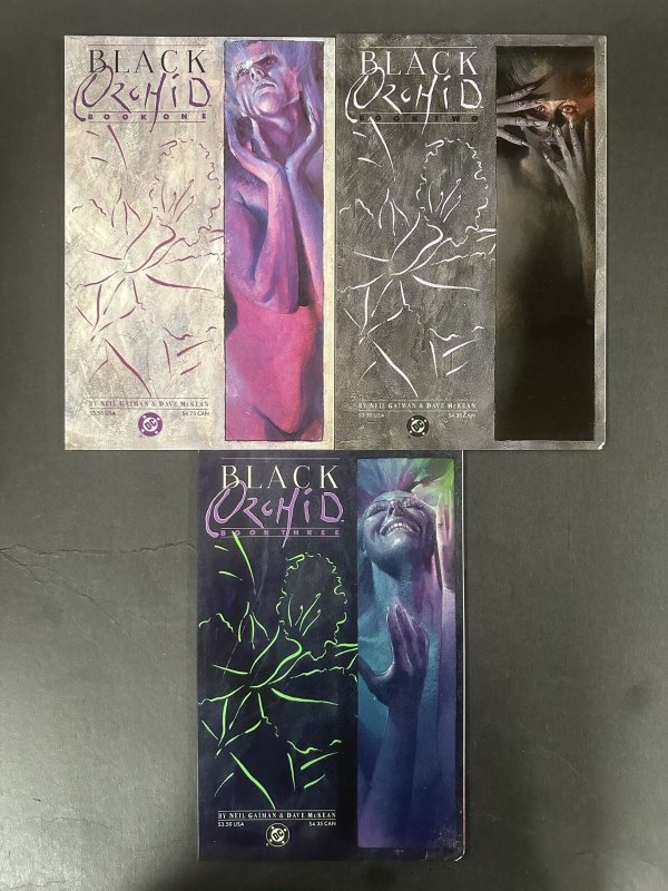 Black Orchid (1988) #1-3 Complete Set Reader Lot DC (DC Comics, 1988), raw, ungraded comic book — front cover