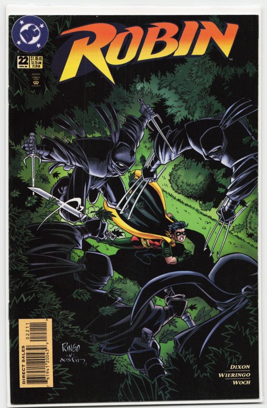 Robin #22 (DC Comics, 1995), raw, ungraded comic book — front cover