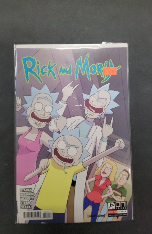 Rick and Morty #55 (2019), raw, ungraded comic book — front cover