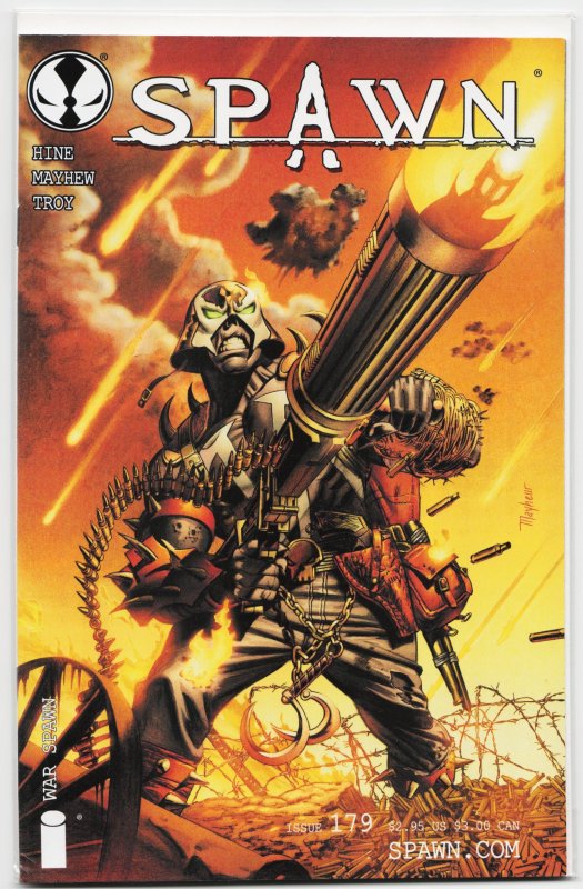Spawn #179 (Image Comics, 2008), raw, ungraded comic book — front cover