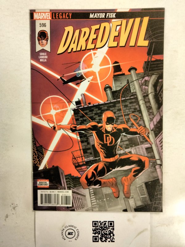 Daredevil #596 (Marvel Comics), raw comic book in NM condition — front cover