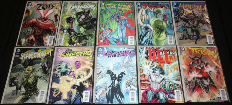Modern DC 3D Covers 10pc Count Mid-High Grade Comic Lot Vf-Nm Batman Superman (DC Comics), raw comic book in NM condition — front cover