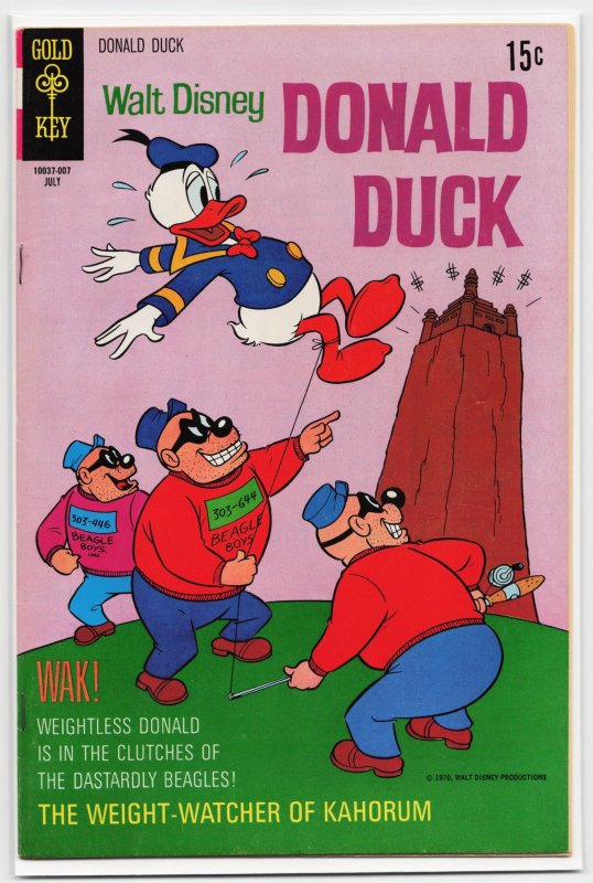 Donald Duck #132 (1970), raw, ungraded comic book — front cover