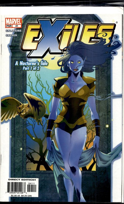 Exiles #41 (2004), raw, ungraded comic book — front cover