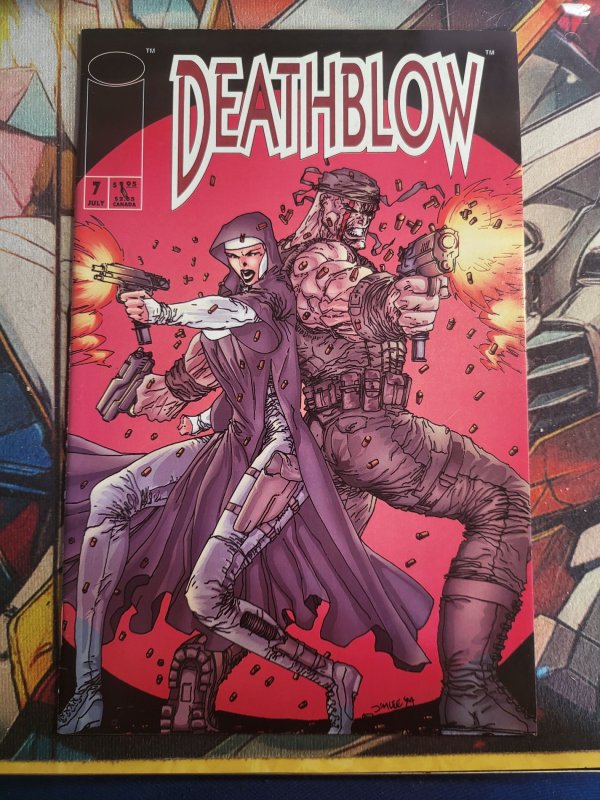 Deathblow #7 (1994), raw, ungraded comic book — front cover