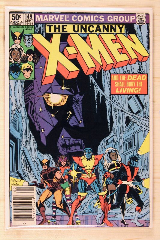 The Uncanny X-Men #149 (Marvel Comics, 1981), raw comic book in VF/NM 9.0 condition — front cover