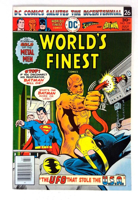 World's Finest Comics #239 (DC Comics, 1976), raw comic book in NM- condition — front cover
