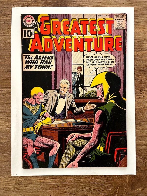 My Greatest Adventure #58 (DC Comics), raw comic book in VF condition — front cover