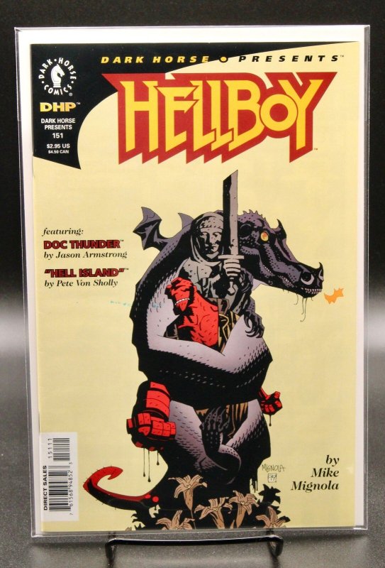 Dark Horse Presents: Hellboy #151 (Dark Horse Comics, 2000), raw, ungraded comic book — front cover