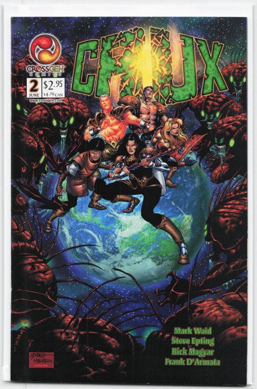 Crux #2 (2001), raw, ungraded comic book — front cover