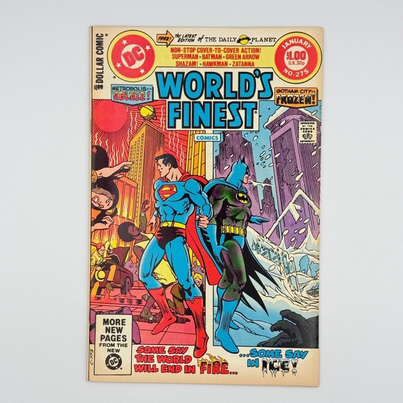 World's Finest Comics #275 (DC Comics, 1982), raw comic book in FN/VF condition — front cover