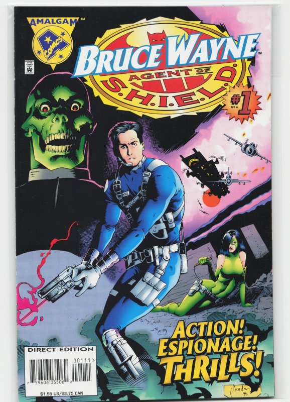 Bruce Wayne, Agent of S.h.i.e.l.d. (1996) Bruce Wayne Agent of S.h.i.e.l.d. (DC Comics, 1996), raw, ungraded comic book — front cover
