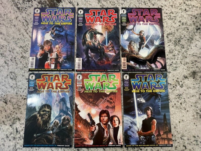 Heir to the Empire Star Wars Dark Horse Comics Series # 1 2 3 4 5 6 NM 10 MS12 (Dark Horse Comics, 1995), raw comic book in NM condition — front cover