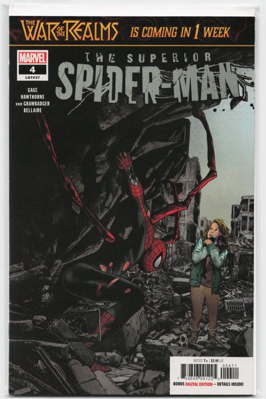 Superior Spider-Man #4 (Marvel Comics, 2019), raw, ungraded comic book — front cover