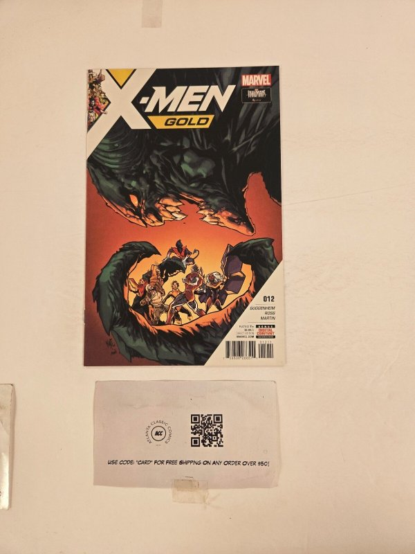 X-Men Gold #12 (Marvel Comics), raw comic book in NM condition — front cover