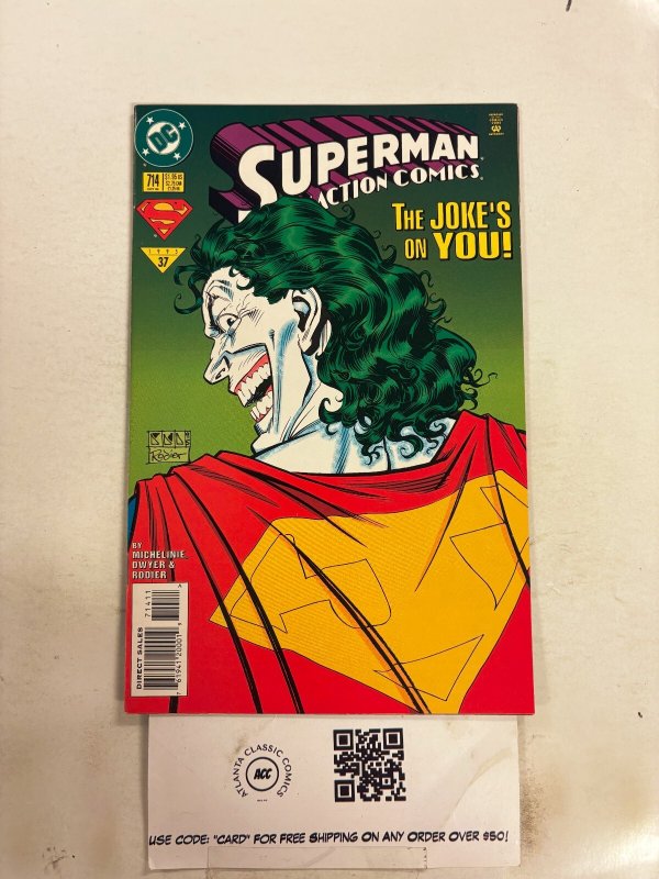Action Comics Weekly #714 (DC Comics), raw comic book in NM condition — front cover