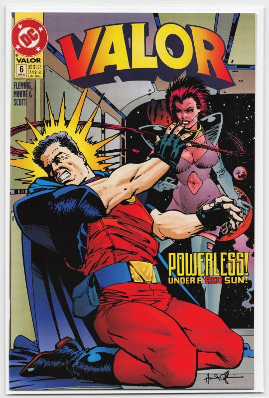 Valor #6 (DC Comics, 1993), raw, ungraded comic book — front cover