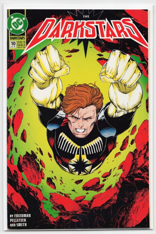 Darkstars #10 (DC Comics, 1993), raw, ungraded comic book — front cover