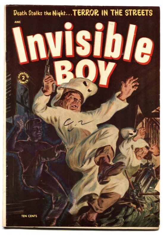 Invisible Boy Approved #2 - 1954 - St. John - FN- - Comic Book (St. John Publications, 1954), raw comic book in FN- condition — front cover