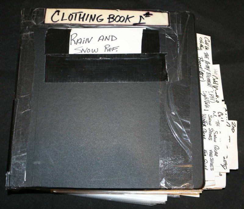 Joe Kubert's Reference Guide Binder w COA - Clothing Book #1, raw, ungraded comic book — front cover