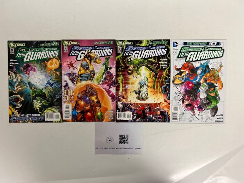 4 Green Lantern DC Comic Books # 0 3 4 5 Batman Superman Wonder Woman 81 JS44, raw, ungraded comic book — front cover