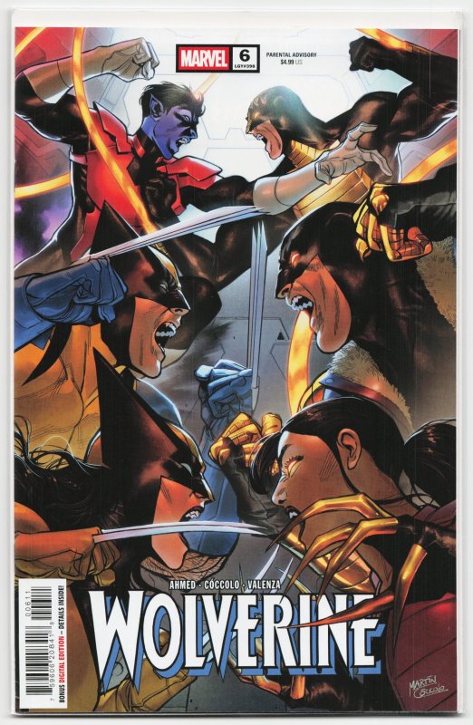 Wolverine #6 (Marvel Comics, 2025), raw, ungraded comic book — front cover