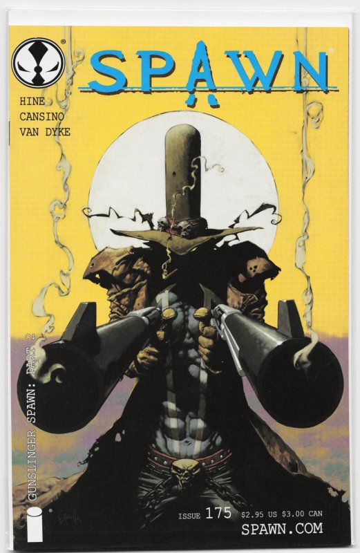 Spawn #175 (Image Comics, 2008), raw, ungraded comic book — front cover