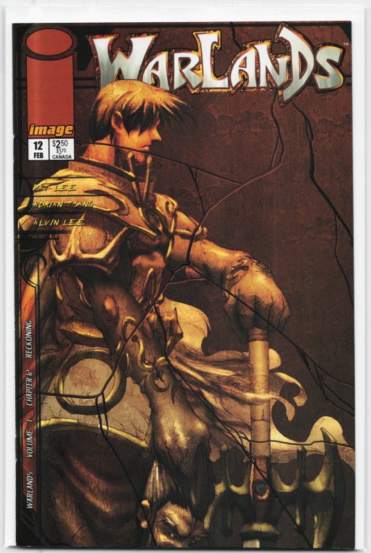 Warlands #12 (Image Comics, 2001), raw, ungraded comic book — front cover