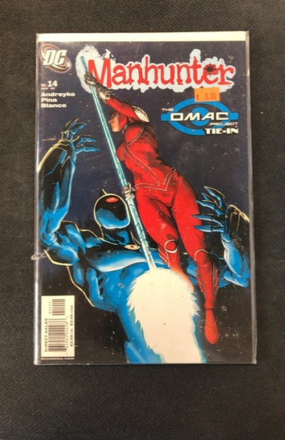Manhunter #14 (2005), raw, ungraded comic book — front cover