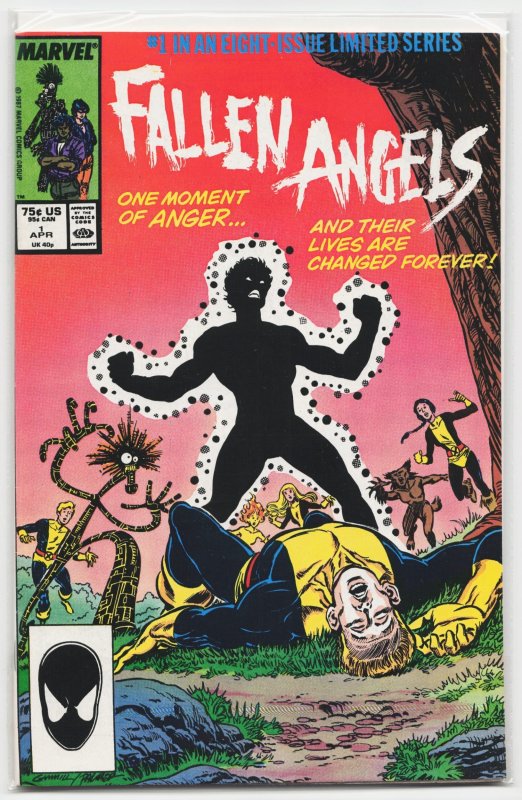 Fallen Angels #1 (1987), raw, ungraded comic book — front cover